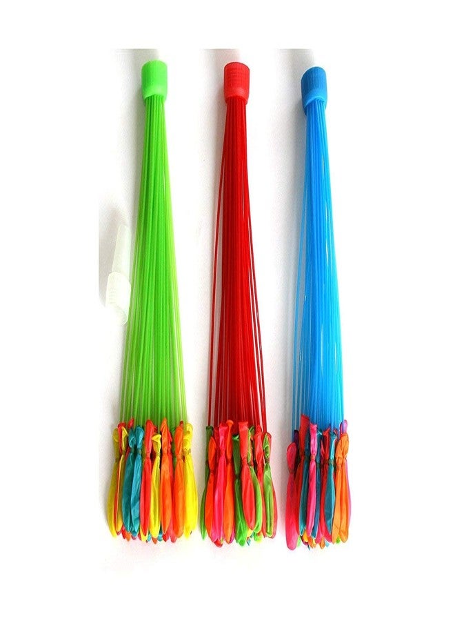 oramsa self sealing Holi Multcolor Magic Water Balloon - Great Holi Festival And Outdoor Water Sports Fun Fill & Tie the Whole Bunch in Just 60 Sec. (6 Bunch with 37 each ie 222) - Image 1